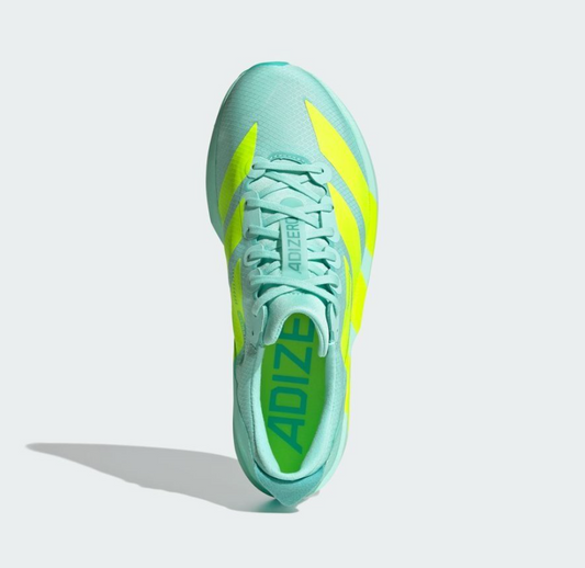 UrbanFit Men's Aqua Blue & Neon Yellow Performance Running Shoes – Lightweight Athletic Sports