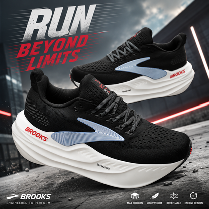 Brooks Men's Premium Running Shoes – Lightweight & Sporty