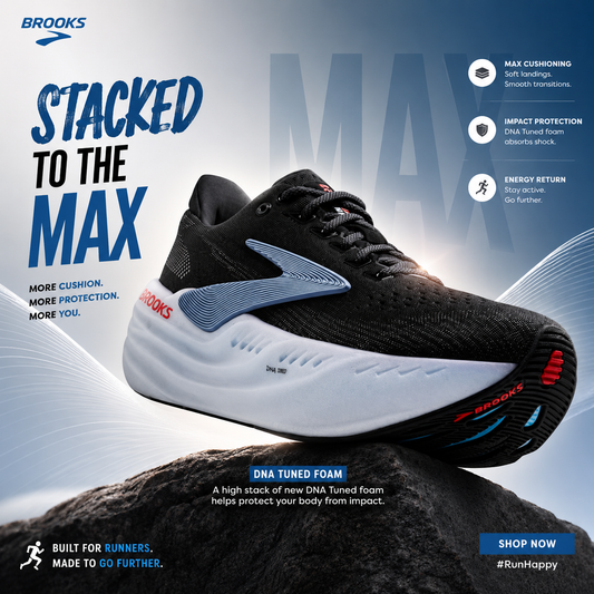 Brooks Men's Premium Running Shoes – Lightweight & Sporty