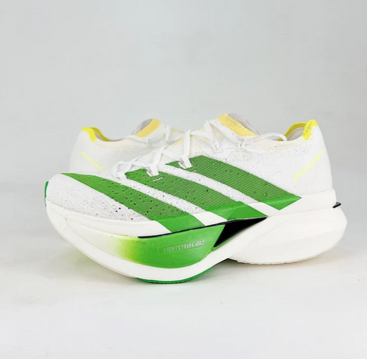 UrbanFit Men's White & Green Performance Running Shoes – Stylish Athletic Sports